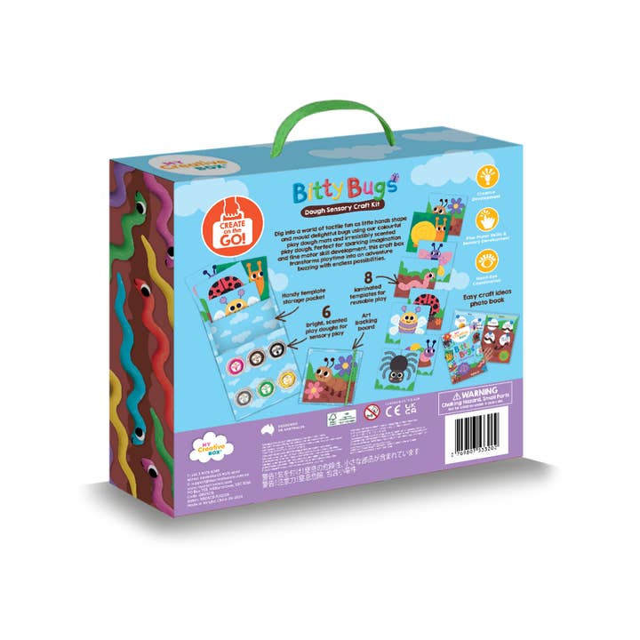 My Creative Box - Wholesale DIY Craft Kit - Kids - Bitty Bugs Dough Sensory Craft Box