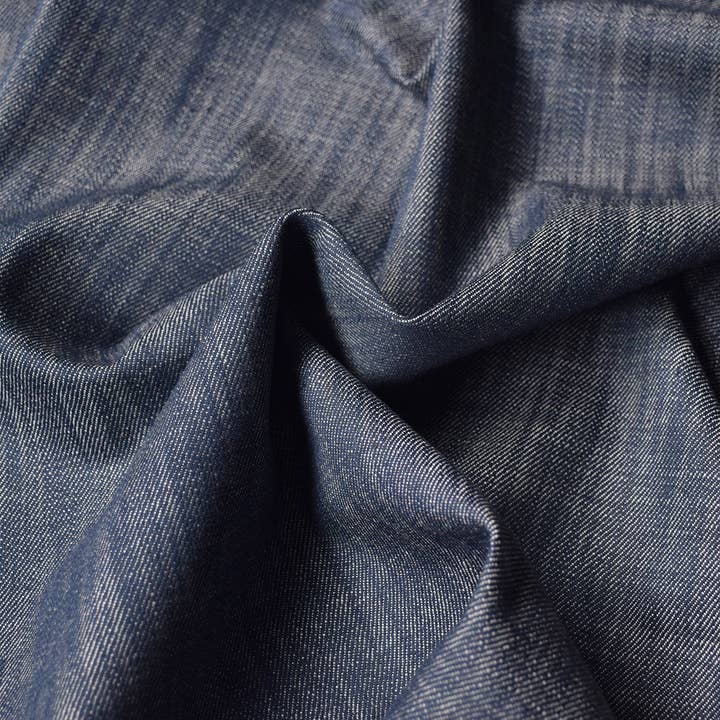 COUSETTE - Wholesale Fabric - Navy blue denim fabric