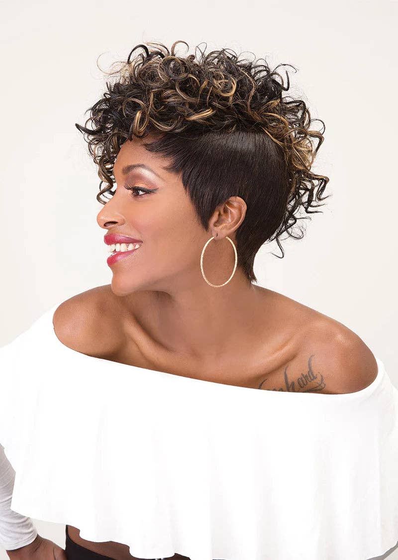 Latour Hair Beauty Supply - Wholesale Hair Extensions - PIXIE CUT 38PCS+9"(4PCS) OPRAH CURL7