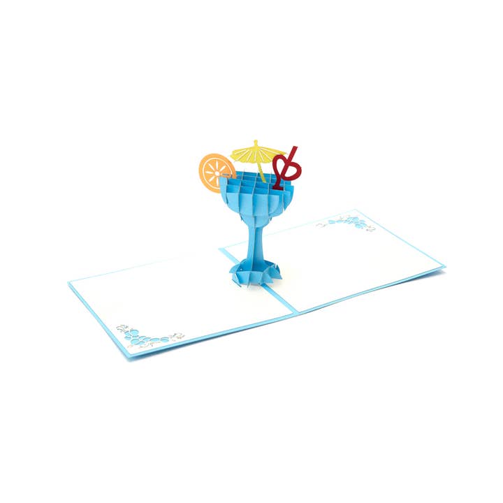 Cocktail / Mocktail - 3D Pop Up Abra Card for wholesale by Abra Cards