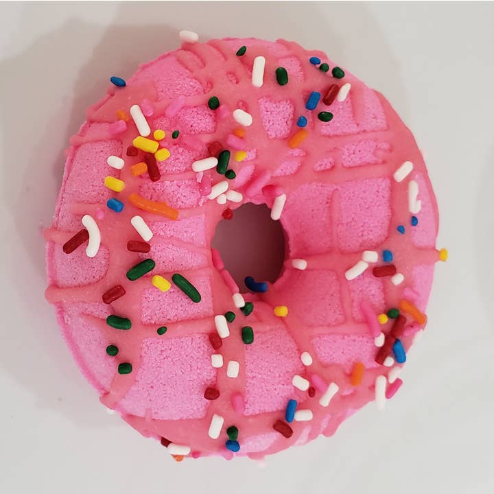Fizz Bizz - Vente Bombe de bain/poudre effervescente pour le bain - Bombe de bain Grosted Donut Blue Framboise Cerise Grape2