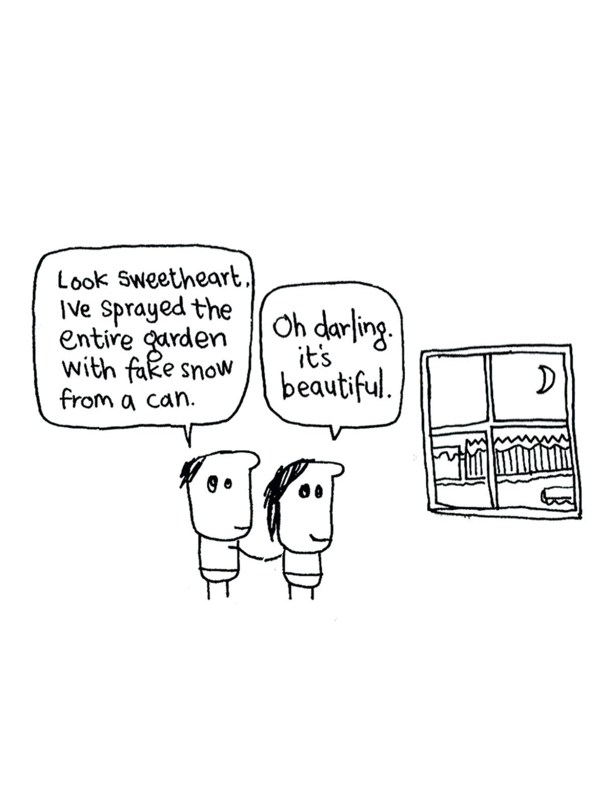 Hazel Bee – Cartão de saudação diária por atacado – Cartão de Neve Falsa0