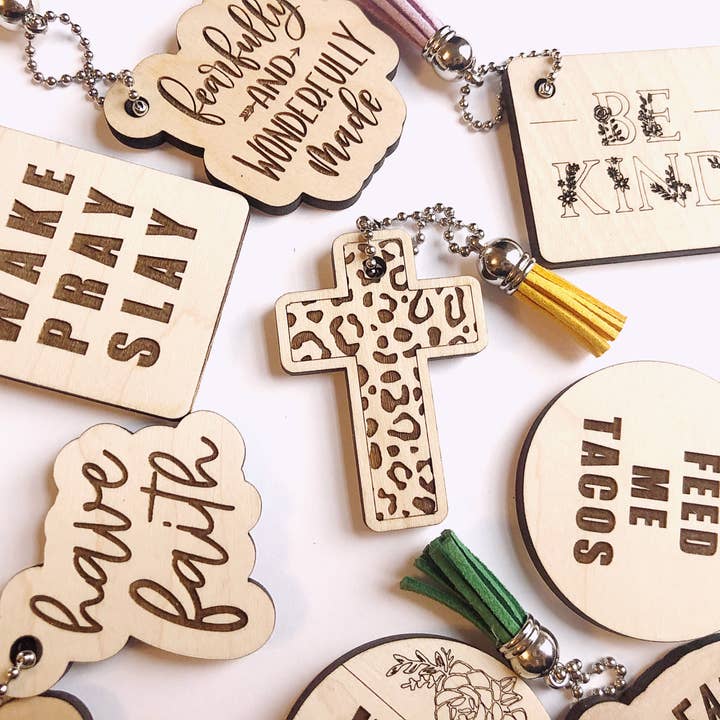 Nicole Letters - Wholesale Keychain - Unisex - Cross Keychain1