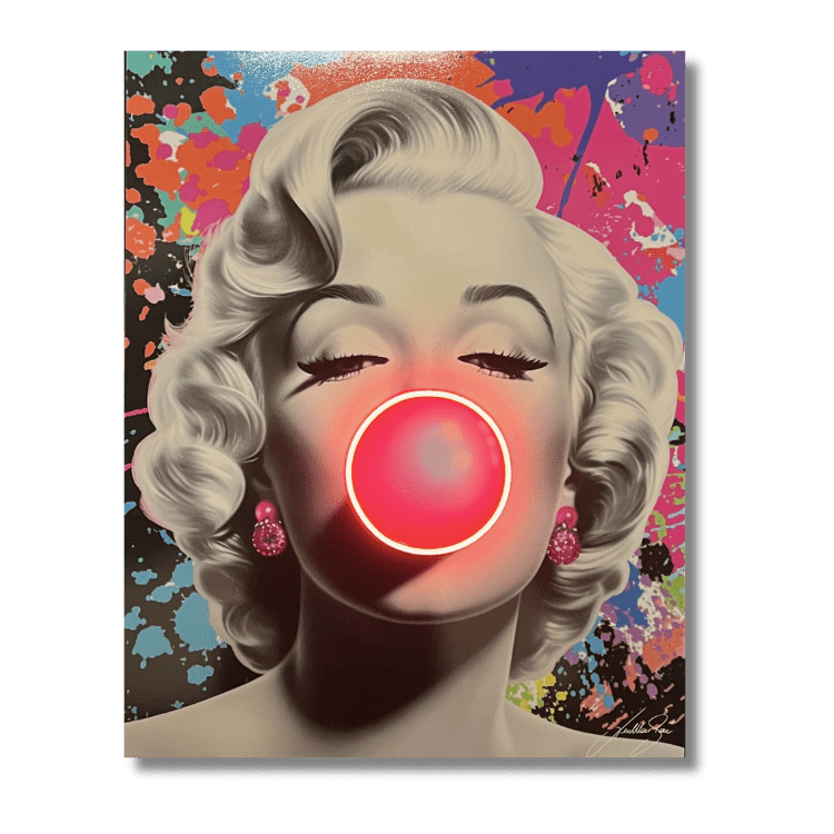 LEDMansion - Wholesale Wall Accent - Marilyn Bubble Pop | LED Wall Art4