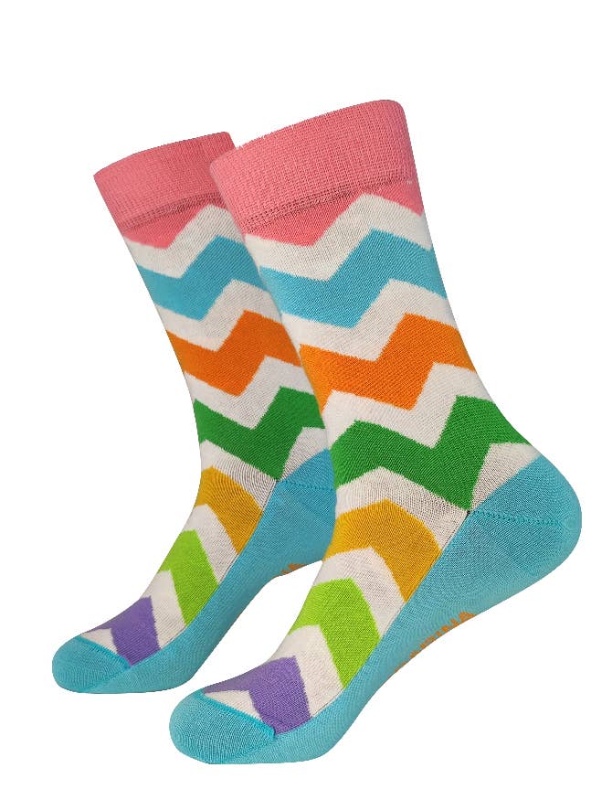 Zig Zag per la vendita all'ingrosso da parte di Mandarina Socks