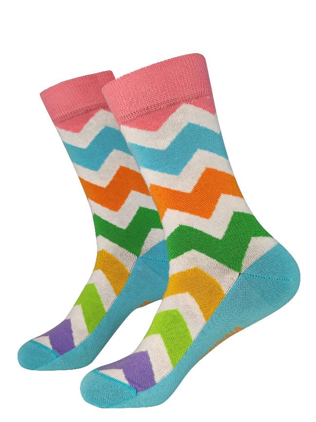 Zig Zag für den Großhandel von Mandarina Socks