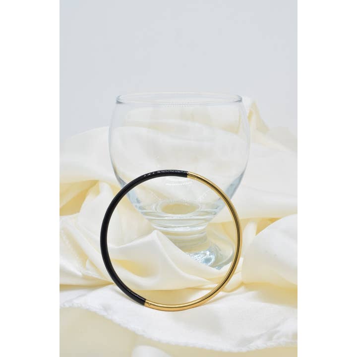 Stainless steel bangle bracelet - BR110383OR-NO for wholesale by Kapyco