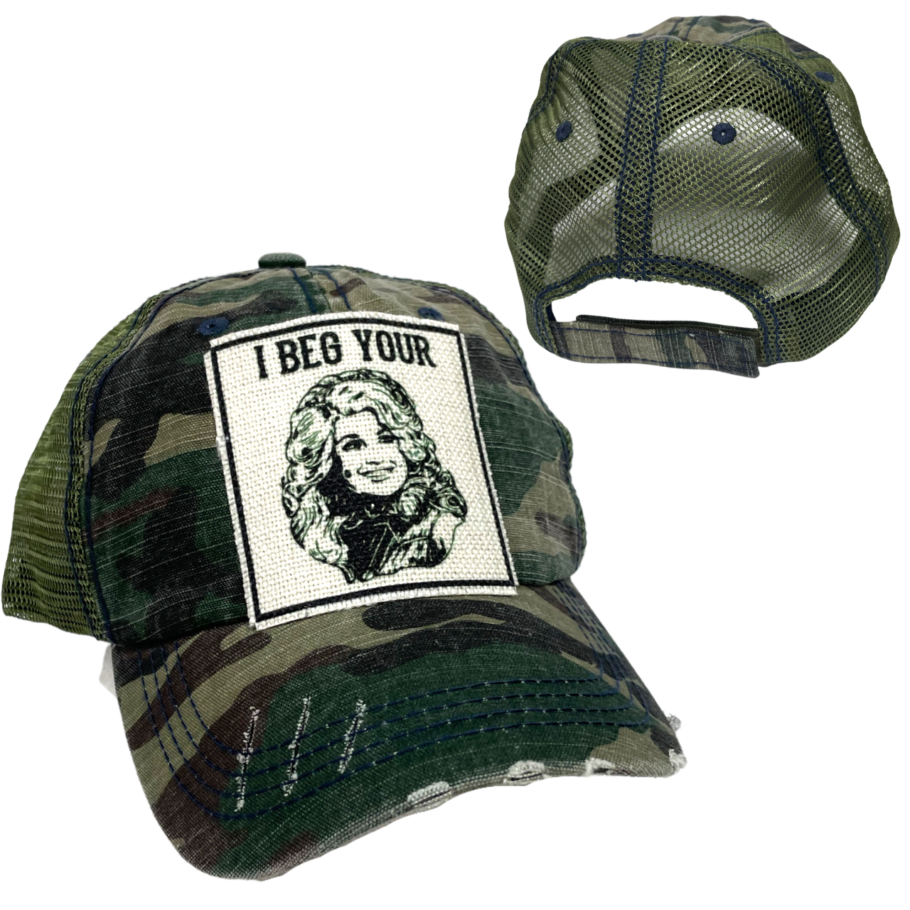 dkhandmade - Vente Casquette de camionneur – femme - JE VOUS EN PRIE VOTRE CASQUETTE | CHAPEAU DE FEMME | DÉTRESSÉ0