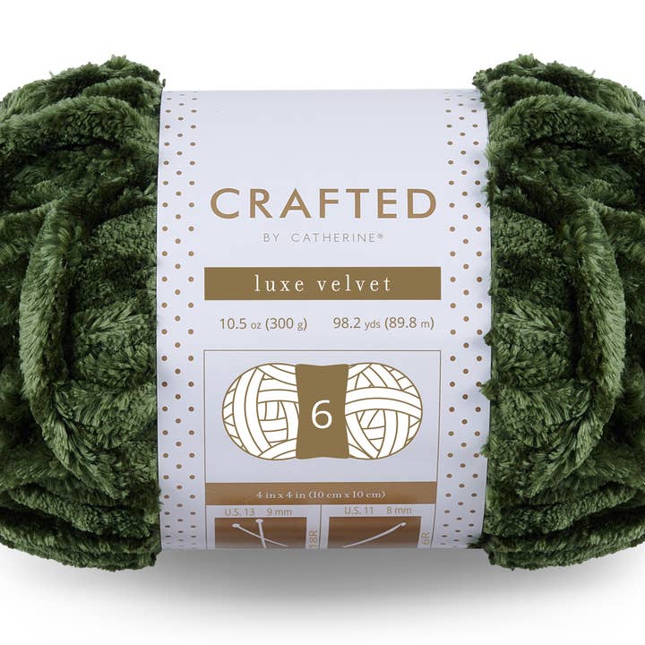 Crafted by Catherine - Wholesale Yarn - Luxe Velvet Yarn | 10.5oz/300g | Super Bulky #6 | Pack of 431