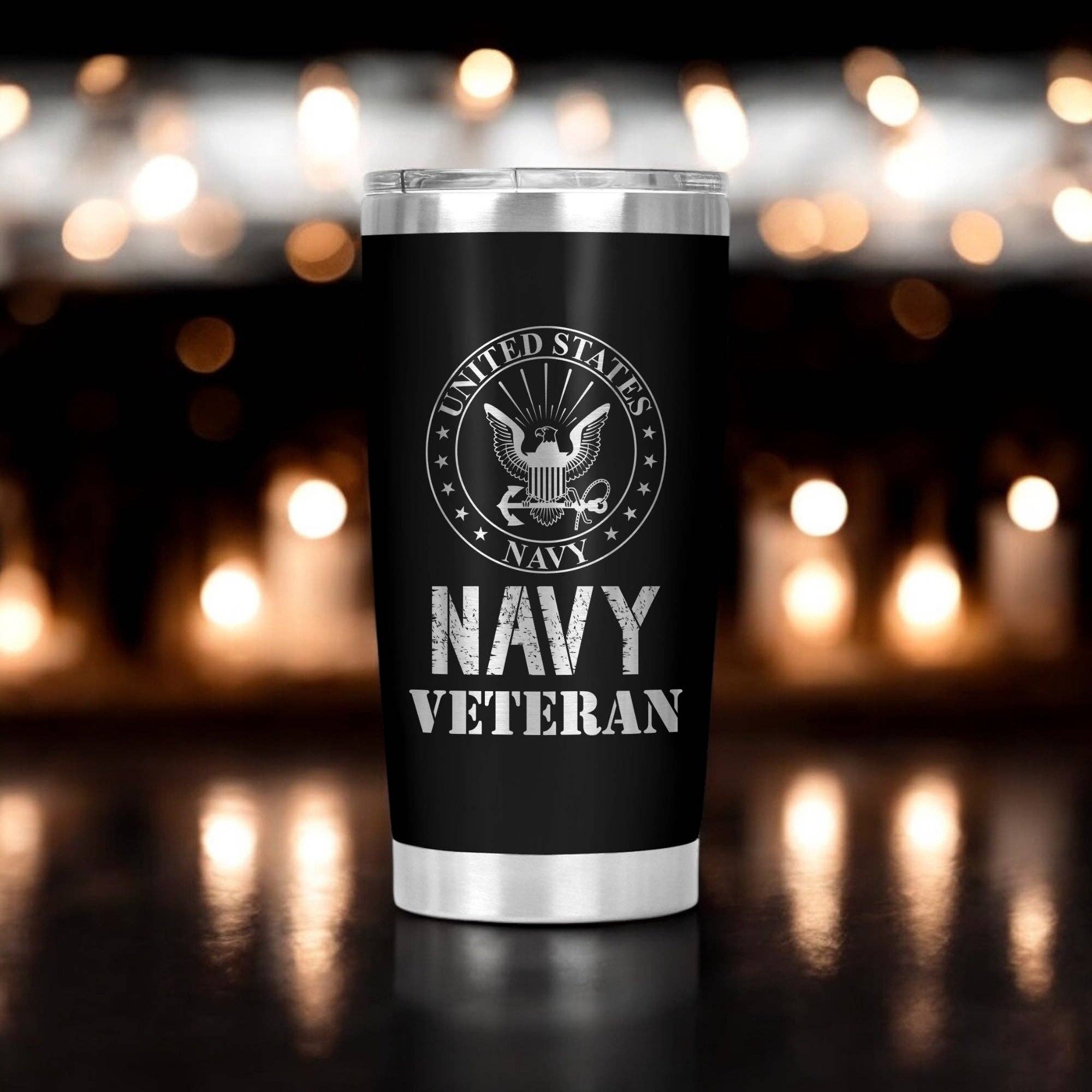 Candle Maker Dude - Wholesale Insulated Mug/Tumbler - Navy Veteran Tumbler, veteran gift, birthday gift, gift for her, gift for him4