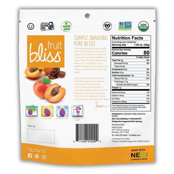Fruit Bliss - Vendita all'ingrosso Frutta secca/disidratata - Albicocche turche morbide e succose