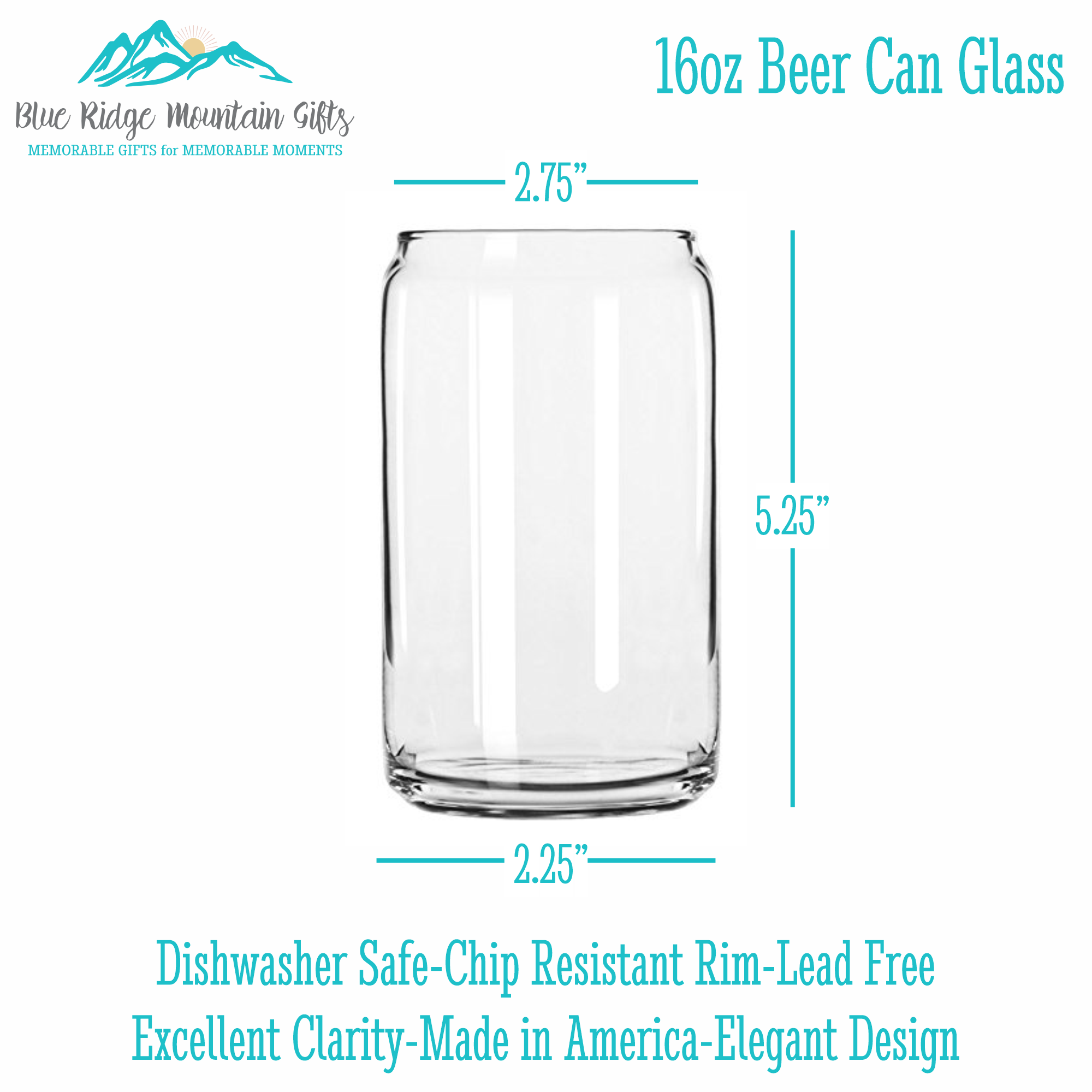 Blue Ridge Mountain Gifts - Wholesale Cocktail/Liquor Glass - Custom Engraved Map Glass - Whiskey, Wine, Pint, or Beer Can4