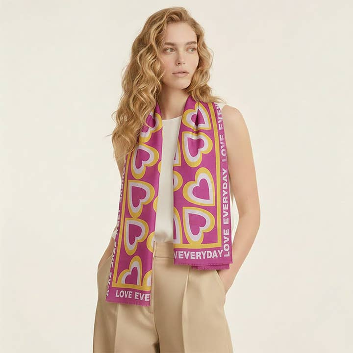 Sjaal - Liefde Elke Dag voor wholesale door Fox by Ren GmbH