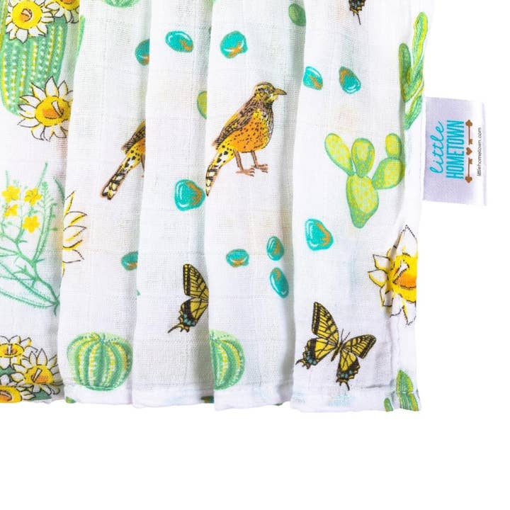 Little Hometown - Wholesale Swaddle - Baby - Cactus Blossom Baby Swaddle Blanket (Unisex)