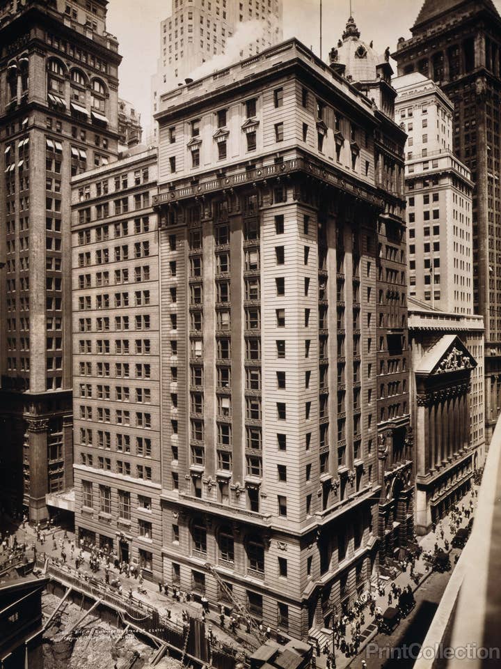 Blair Building at Exchange Place & Broad Street for wholesale by Print Collection