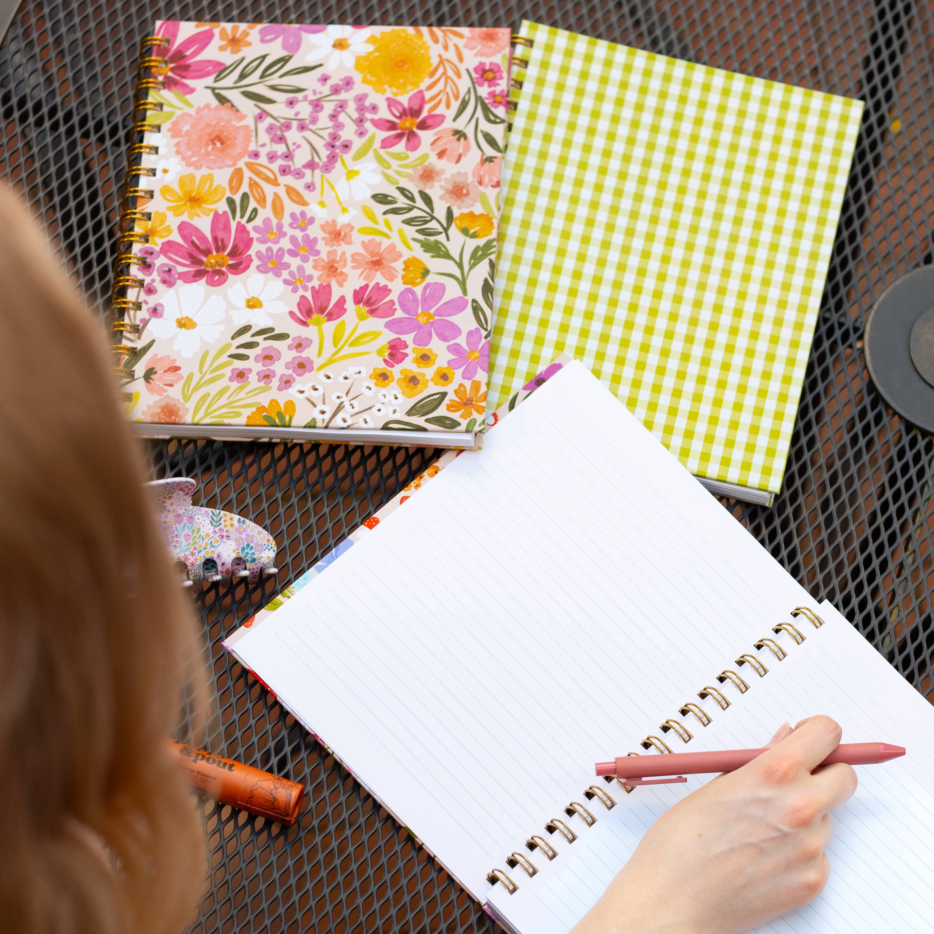 Elyse Breanne Design - Wholesale Notebook - Floral 7x9 Hardcover Spiral Notebook20