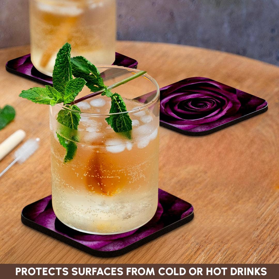 3dRose – Engroshandel Bordskånere – 3dRose, Billede af Makro Blommefarvet Rose Med Alle Dens Lag, Bordskåner9