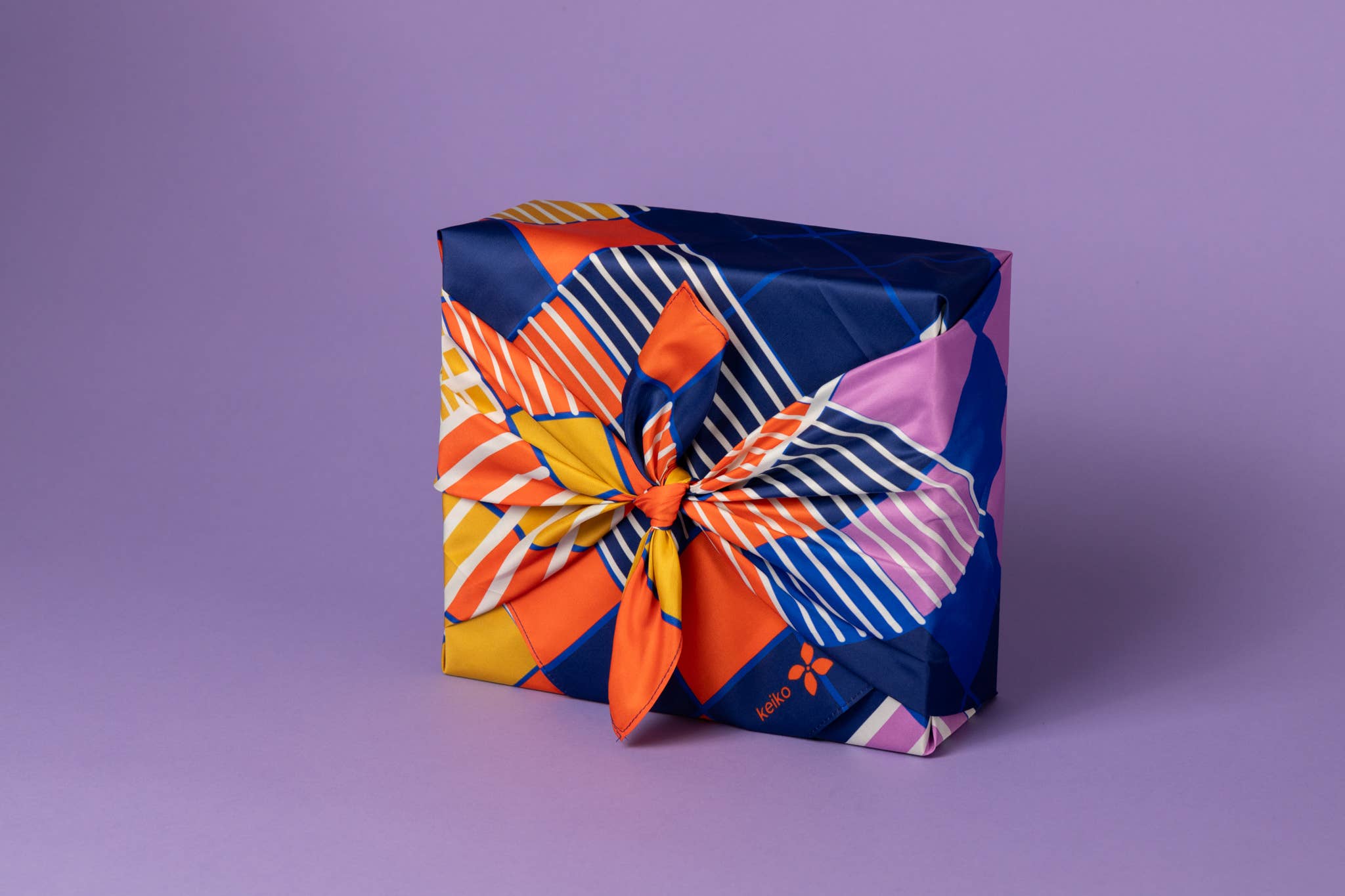 Keiko Furoshiki - Wholesale Flat Wrap - Furoshiki Reusable Japanese Fabric Gift Wrap Ichimatsu3