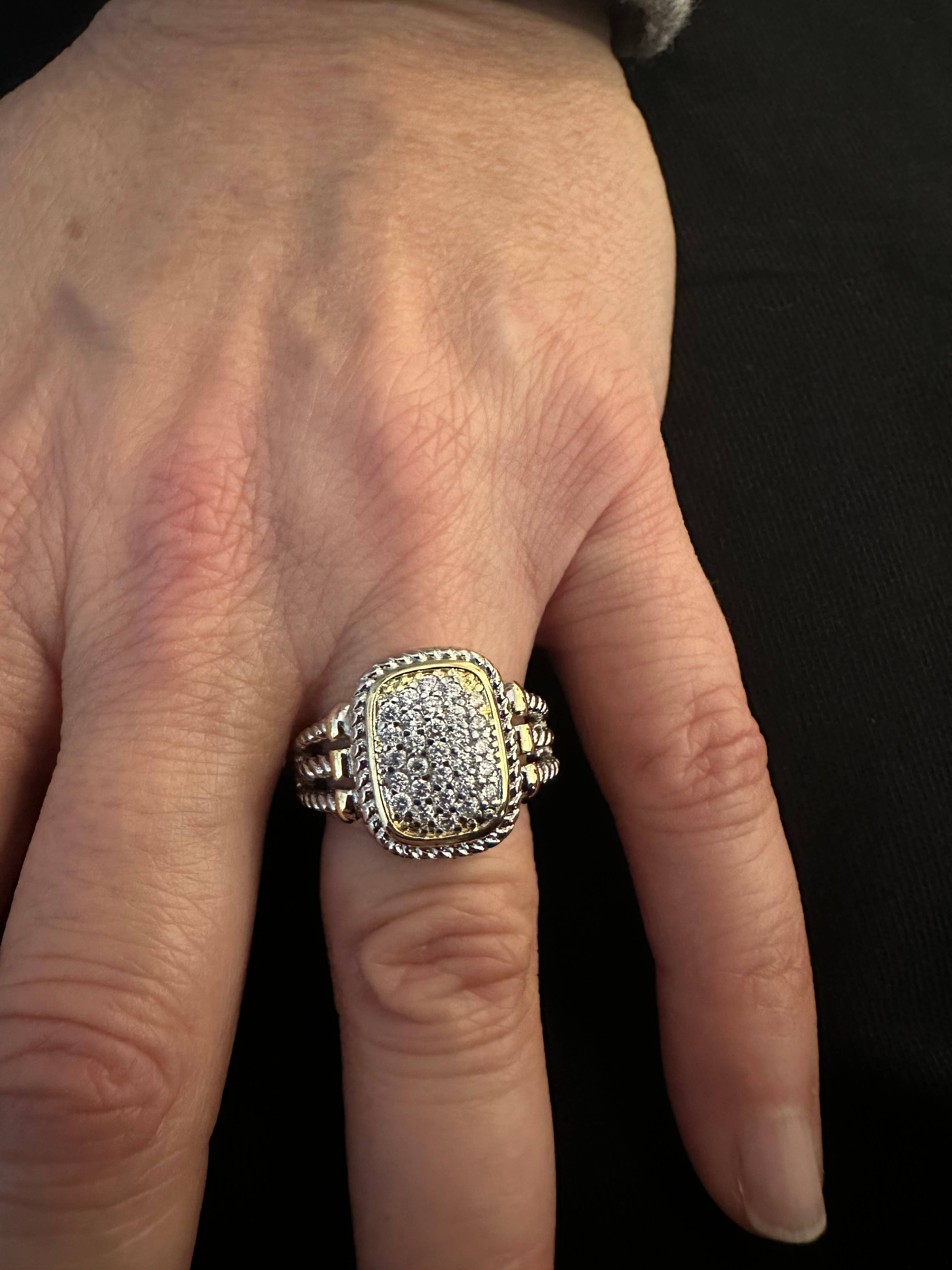 My Best Kept Jewelry - Venta al por mayor Anillo con gemas - Cable Statement Ring3