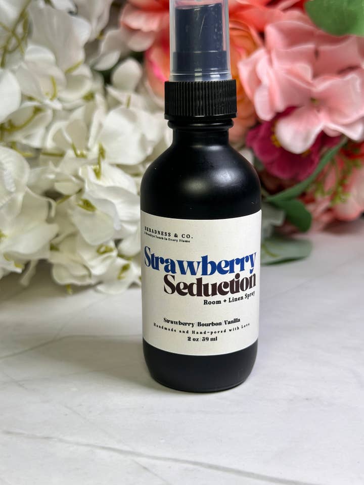 Strawberry Seduction Room Spray for wholesale by Bkbadness & Co.