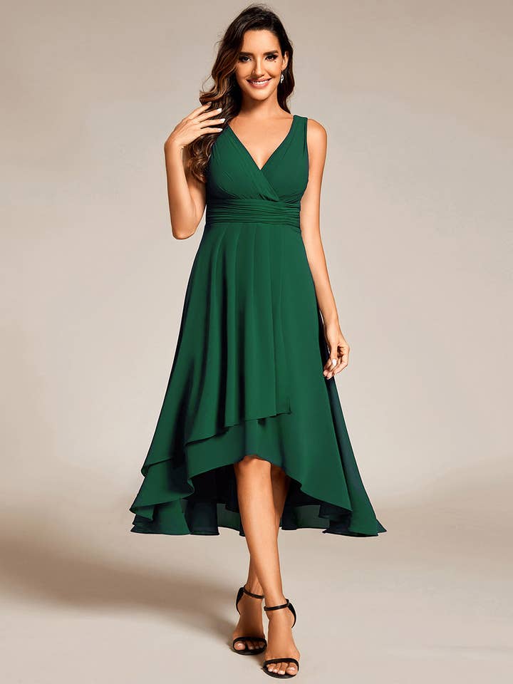 Ever-Pretty – wholesale Dress – Women's – Empire Waist V Neck Strapless Wedding Guest Dress