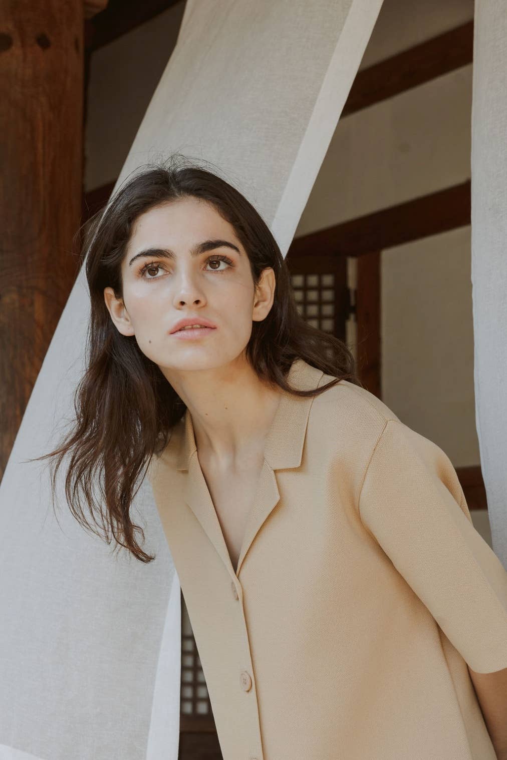 MOD REF - Wholesale Button Down Shirt - Women's - The Nyla Top2