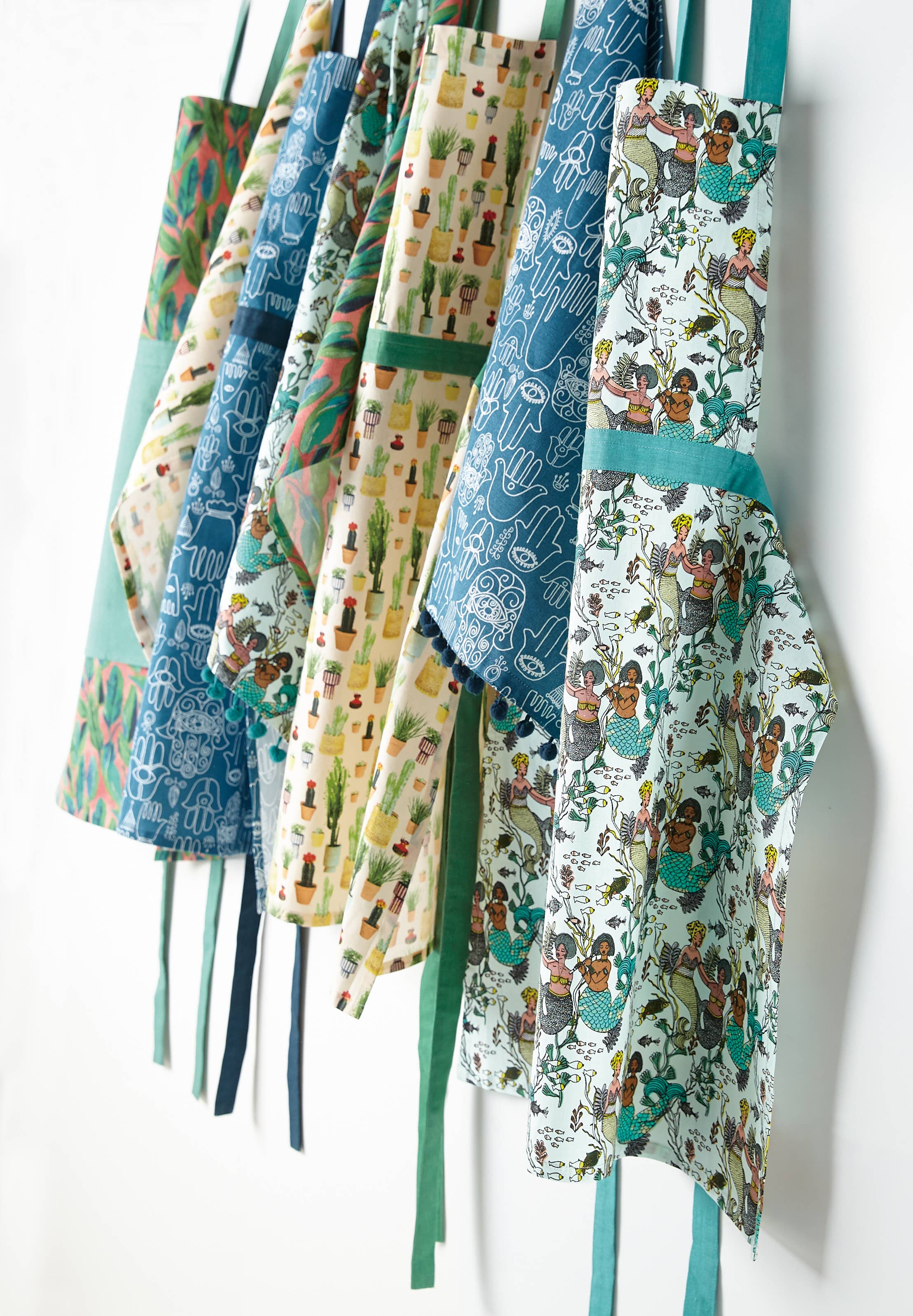 Peking Handicraft - Vendita all'ingrosso Grembiuli - Grembiule Botanicals On Blush - Jungalow2