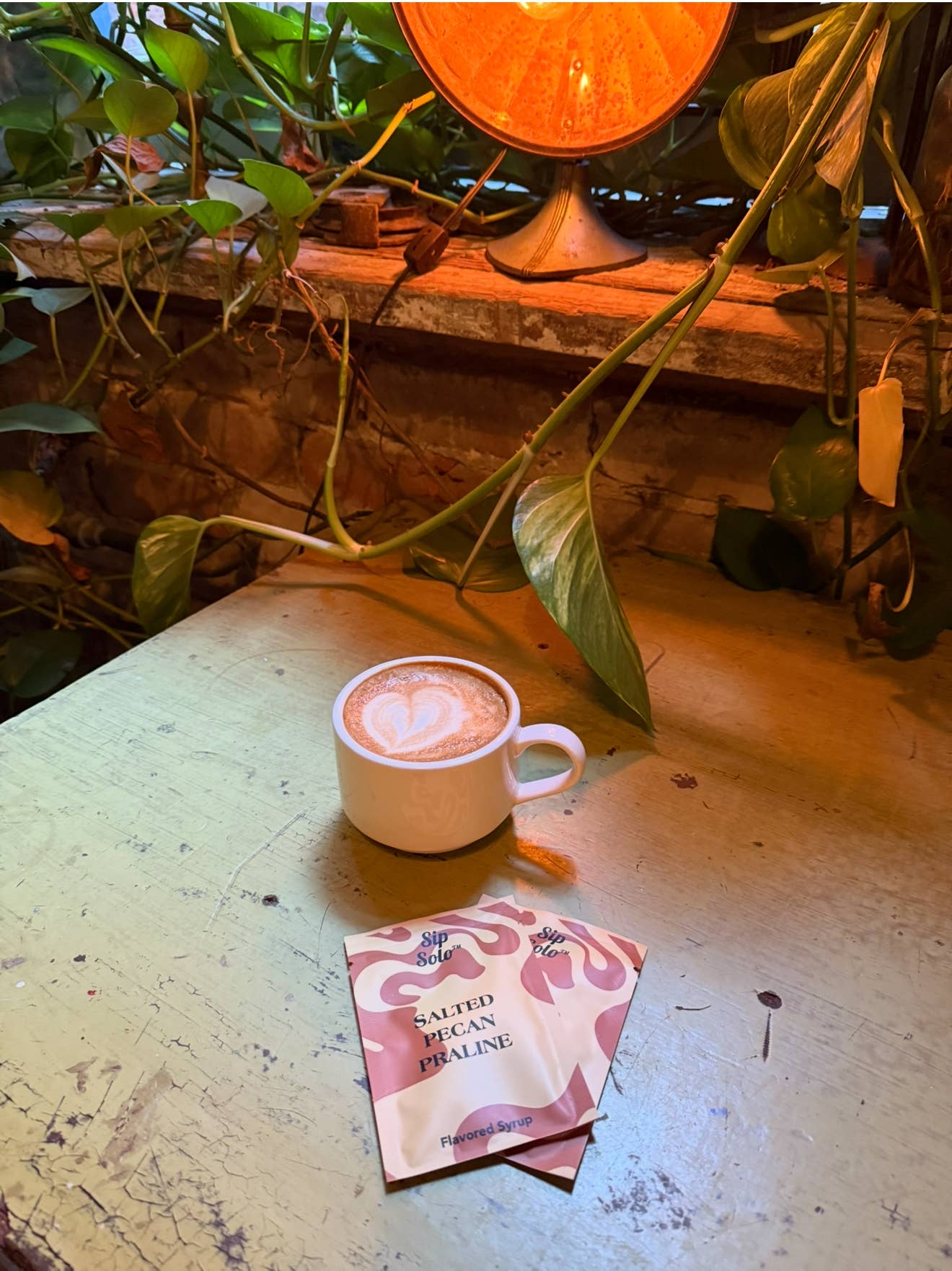 Sip Solo – Engroshandel Sirup med smag – Saltet Pecan Praliné Enkeltportion Smagsirup3