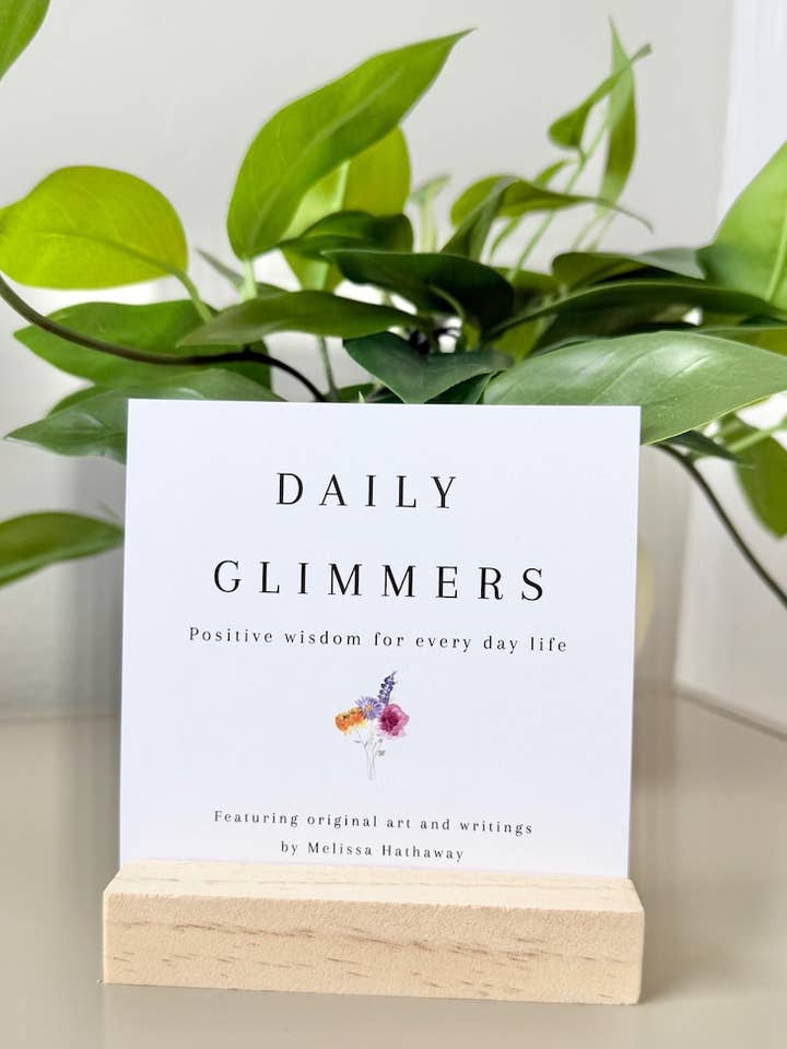 Daily Glimmers: 4x4 Cards, set of 25 for wholesale by One Light Studio