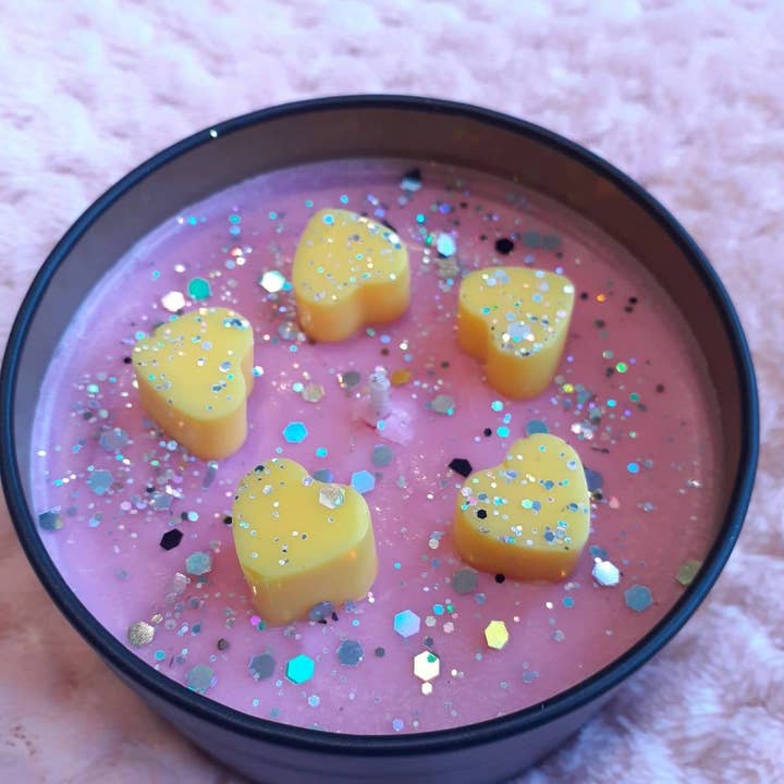 Cosy Rosie Candles – Engroshandel Gavelys – Prinsesse Peach Nintendo Mario Candle Håndlavet Pink Gul2