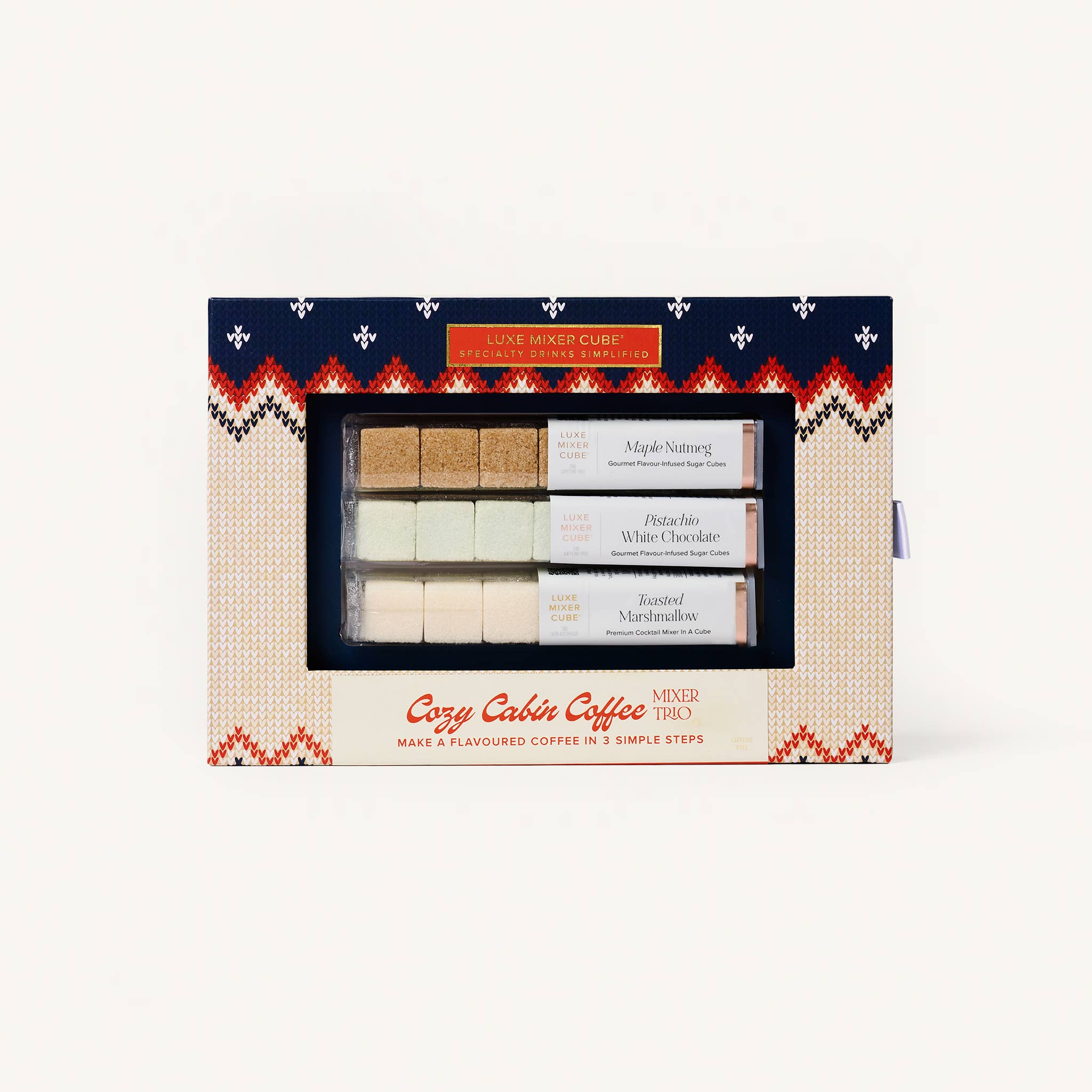 TEASPRESSA | LUXE Mixer Cube – wholesale Sugar/Sweetener – Cozy Cabin Coffee Trio