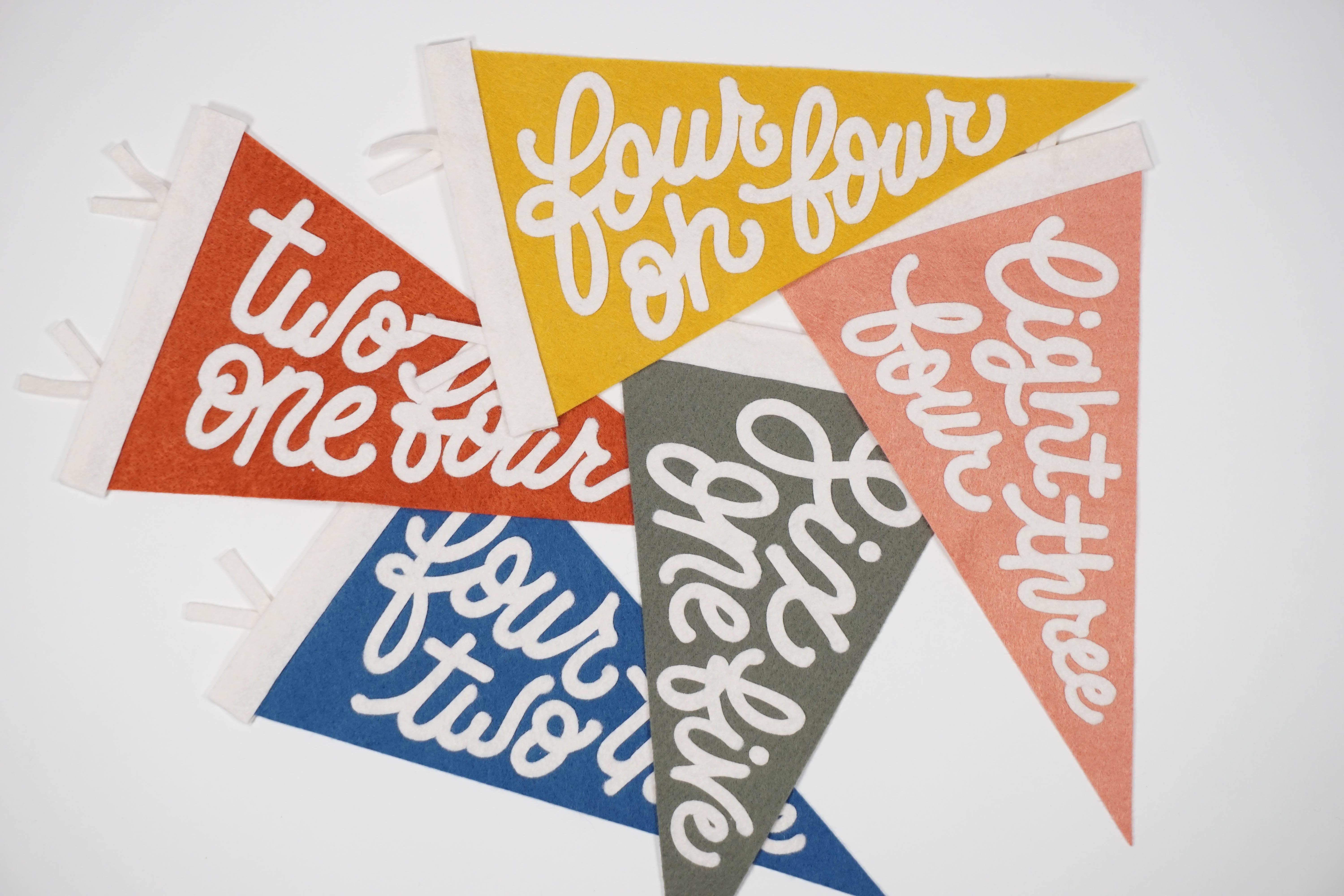 traveldashery - Wholesale Flag - custom area code pennant24