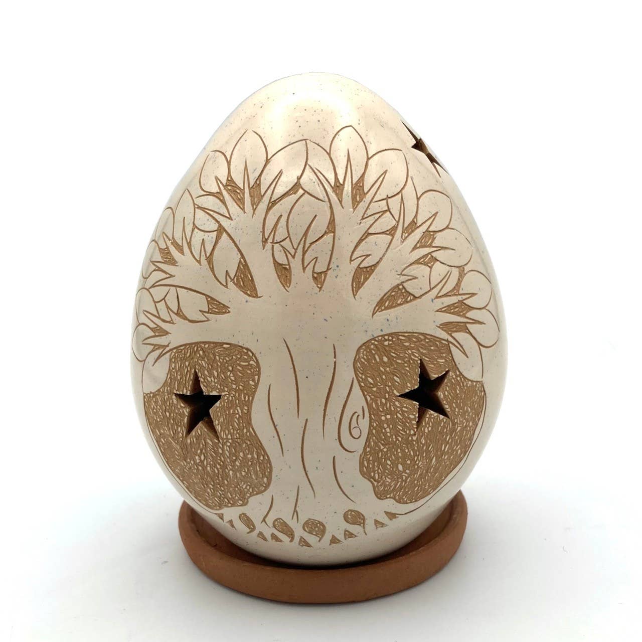 Women of the Cloud Forest - Vente Décorations de table - Luminaire céramique Thème arbre de vie2