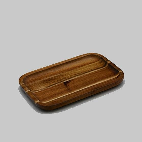 WILMAX USA - Wholesale Serving Tray - 8" x 5" Acacia Serving Rectangle Tray / Dish3
