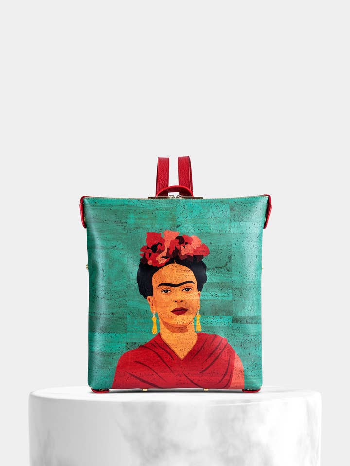 Konvertierbarer Kork-Rucksack Frida für den Großhandel von StudioCork