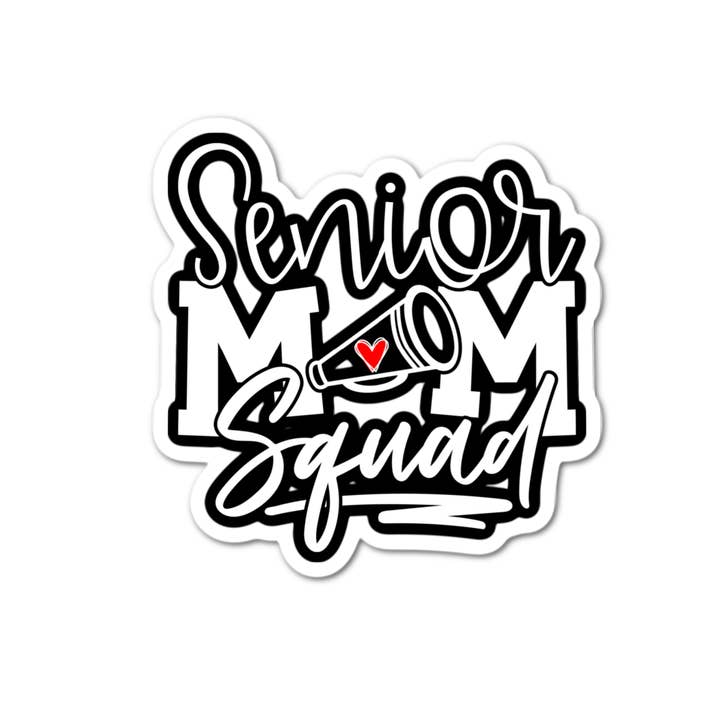 Autocollant Senior Mom Squad 2.0 pour la vente par Stick-It Expressions