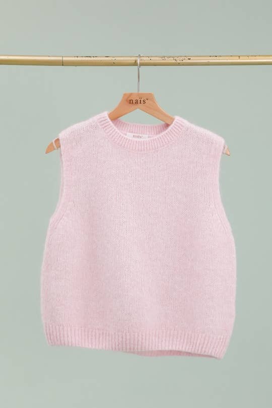 NAÏS PARIS - Wholesale Knit Sweater - Women's - Round neck sleeveless sweater in kid mohair and wool32