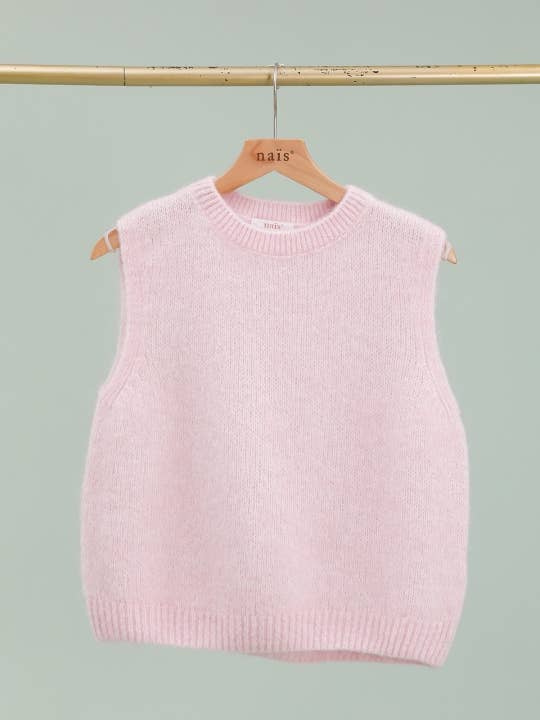 NAÏS PARIS - Wholesale Knit Sweater - Women's - Round neck sleeveless sweater in kid mohair and wool32