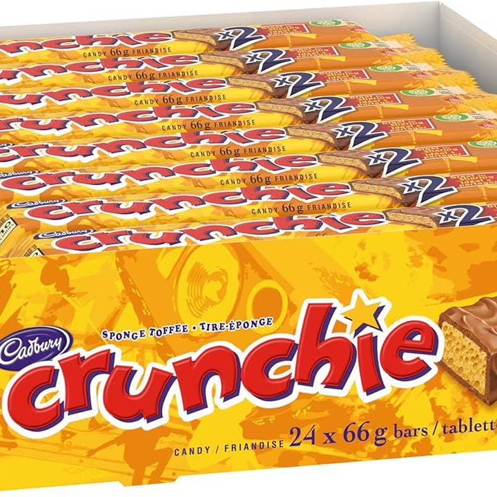 Echo Sales America - Wholesale Chocolate Bar - Cadbury Crunchie King Size Candy Bars, 66 g - case24ct