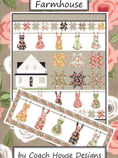 Farmhouse Quilt Pattern for wholesale by Coach House Designs