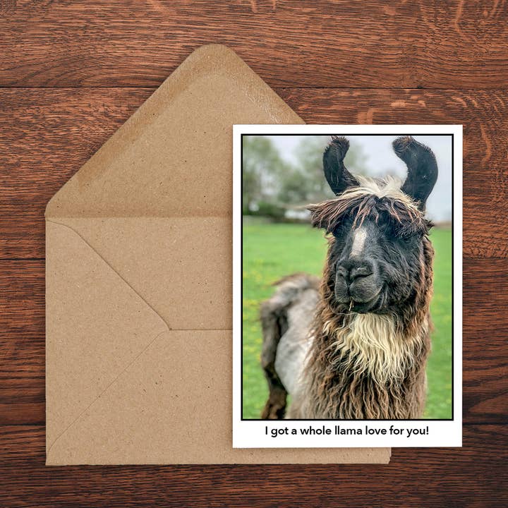 Helt lama Kärlekskort för wholesale av Tiny Hands Productions