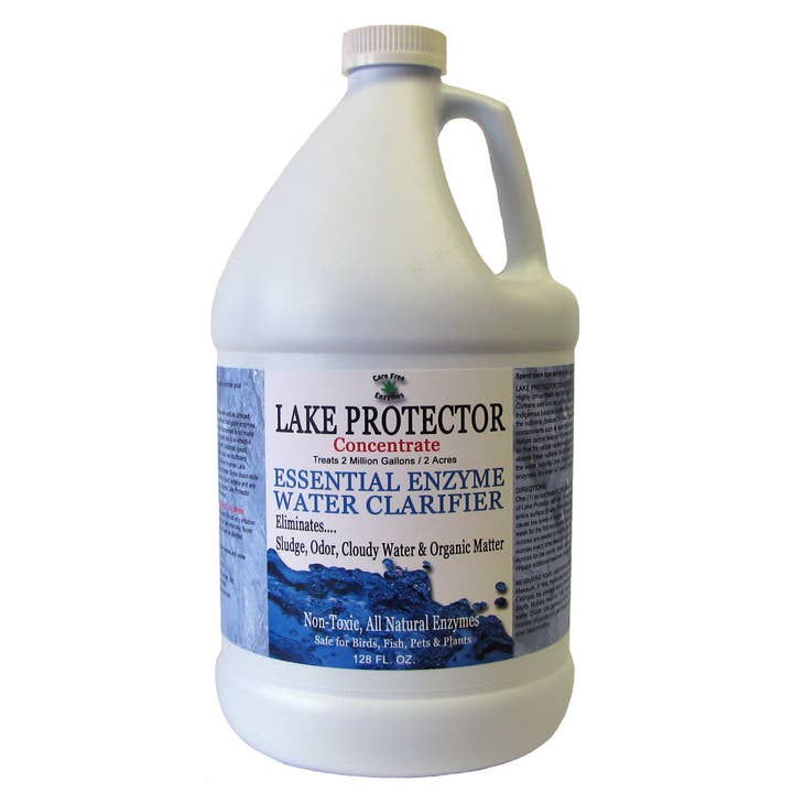 Tratamiento Concentrado para Lagos y Estanques Grandes | Reduce Lodo y Sedimentos | Concentrado Protector de Lagos | 1 Galón para venta al por mayor de Carefree Enzymes