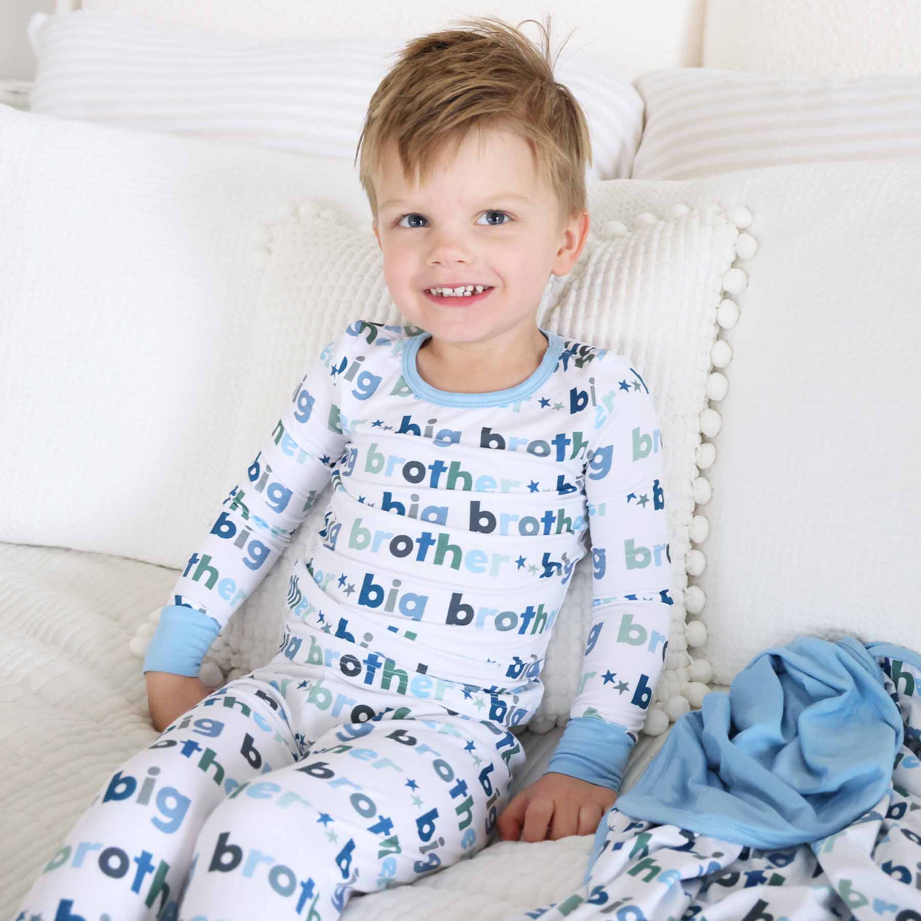 Caden Lane - Wholesale Sleepwear Set - Kids - Big Brother Two Piece Pajama Set2