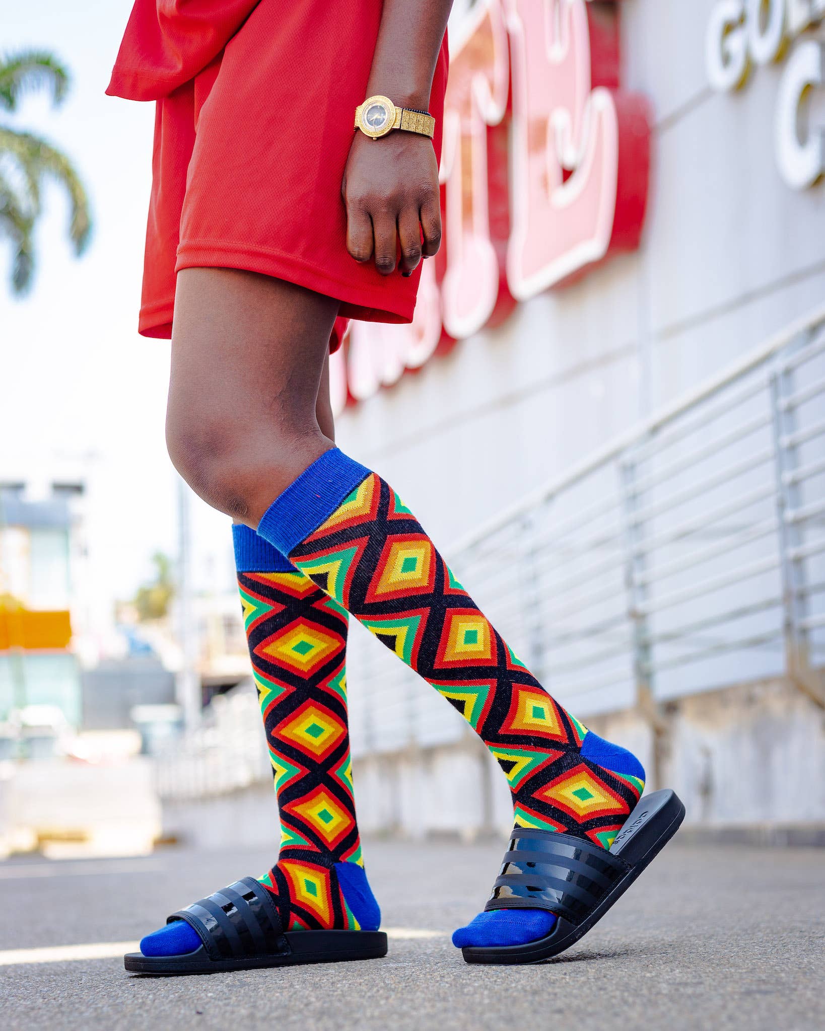 Afrisocks - Wholesale Socks - Unisex - Sasa Kente African Socks1