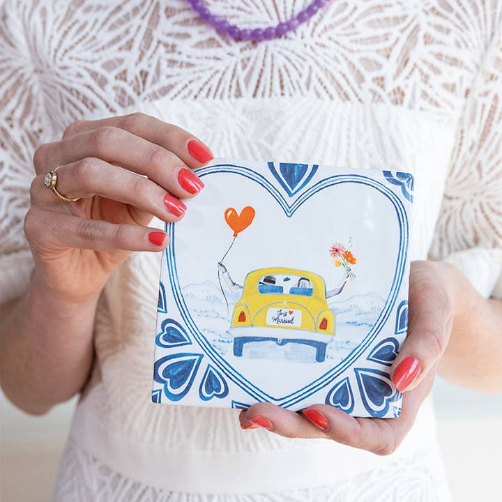StoryTiles - Wholesale Wall Tile - Just married, off we go! | StoryTiles art on tile2
