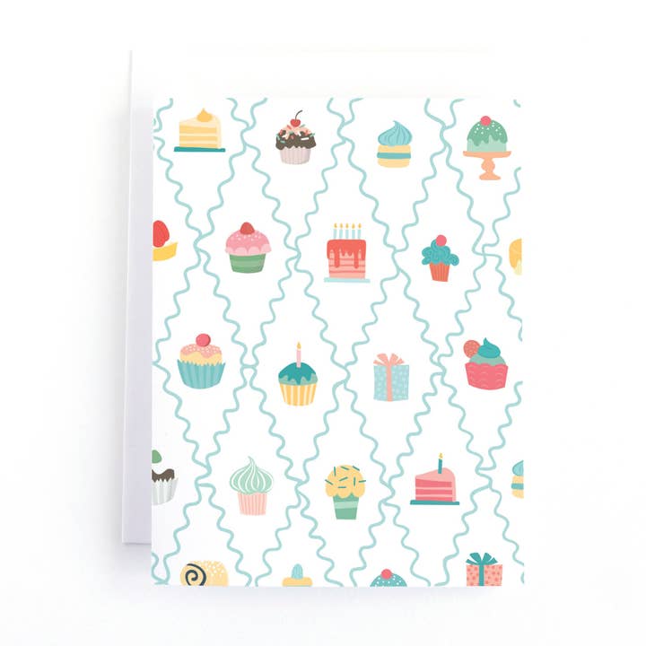 Sweet Treats Birthday Card for wholesale by Pedaller Designs
