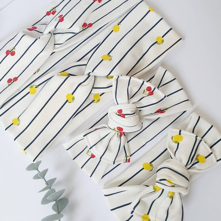 Duo de faixas Mãe Filha Frutadas por atacado de MlleChouChou