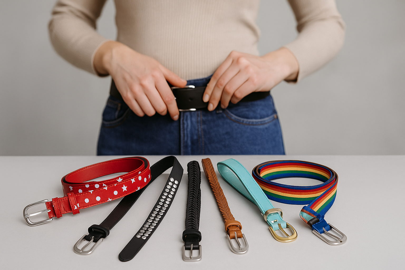 Salzmann Restwaren GmbH - Wholesale Belt - Women's - Women's belts, fashionable waist belts, hip belts0