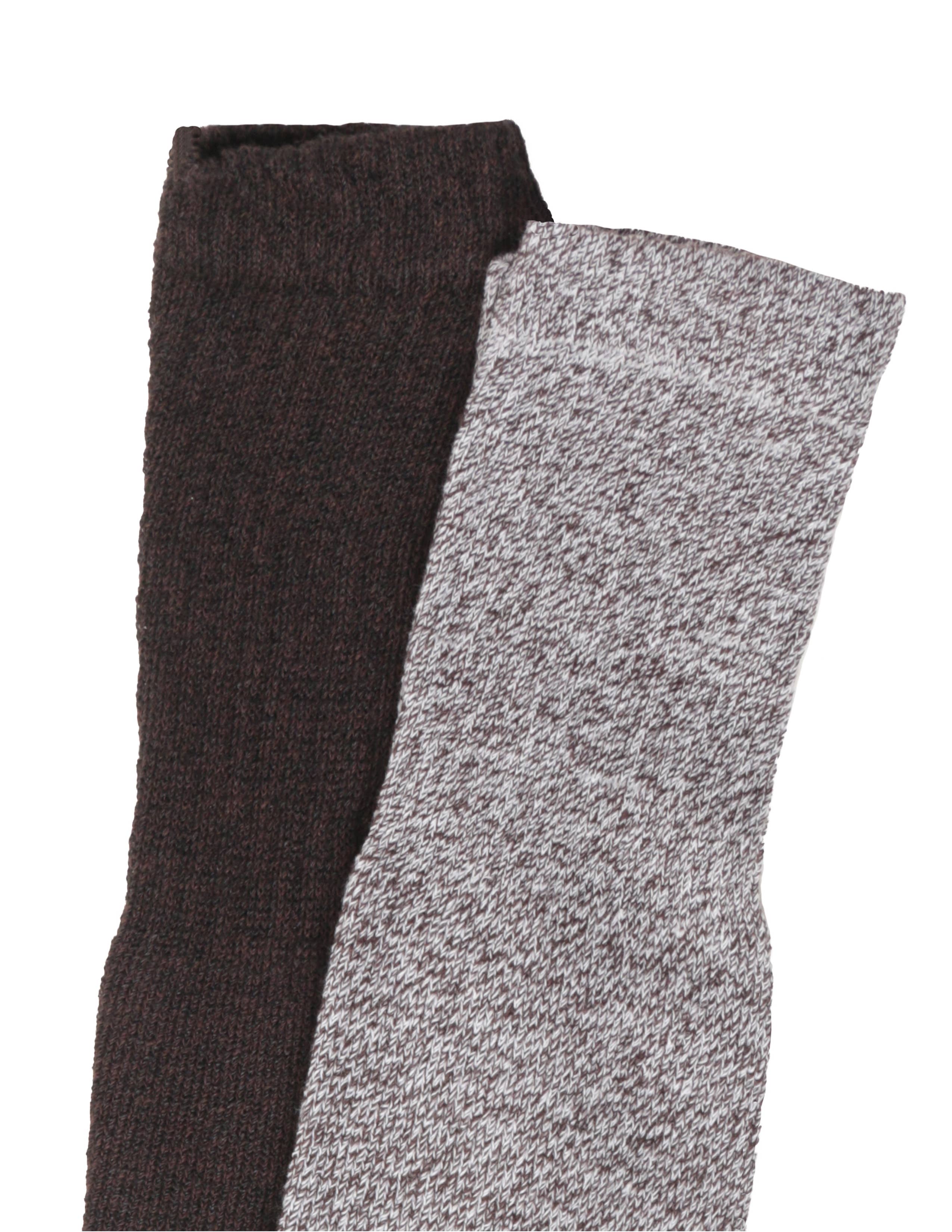Isadora, Tipi toe, & James Fiallo - Wholesale Socks - Men's - James Fiallo Men's 2 Pack Ribbed Marled Thermal Boot Socks5