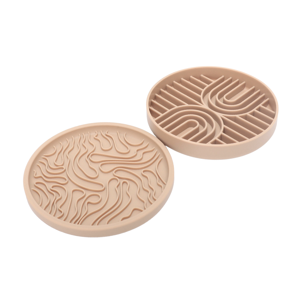 LOVIN'DOG - Wholesale Pet Bowl - Cat/Dog - 2-in-1 Anti-Gulp Bowl & Lick Mat WATER Nude2